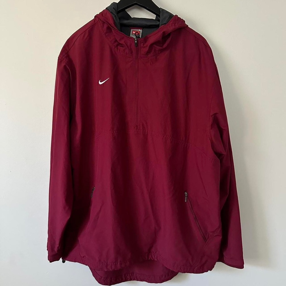 l “eastern” university windbreaker
zippered front pockets; adjustable hood